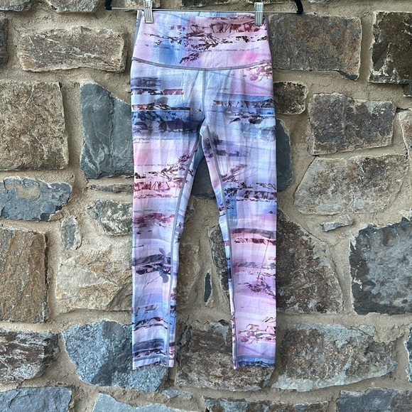 Lululemon Wunder Under High-Rise 7/8 Tight 25" in Sunrise Silhouette Size 4 - Picture 1 of 7